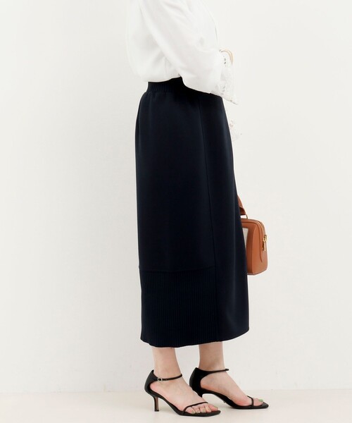 MICO COULIER（ミコクリエ）の「《セットアップ対応》軽量ボンディング切替スカート（スカート・レディース・カーキ/キナリ/ネイビー・36/38）」の19枚目の写真