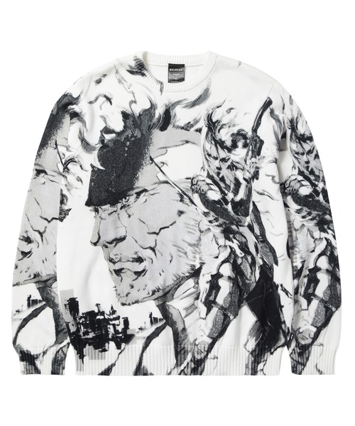 HUF(ハフ)の「MGS2 CREWNECK SWEATER(ニット/セーター・メンズ・マルチ・S/M/L/XL)」の4枚目の写真