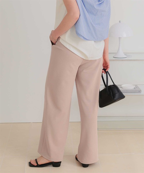 titivate(ティティベイト)の「リラックスセンターシームストレートパンツ(その他パンツ・レディース・ダークブラウン/ベージュ/ブラック・L/M/S/SP)」の21枚目の写真