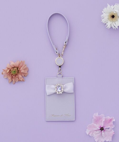 Maison de FLEUR｜メゾン ド フルールのパスケース（パープル/紫色系