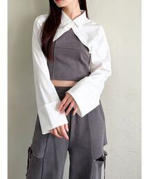 RESEXXY | シャツドッキングトップス【セットアップ着用可能】(Tシャツ/カットソー)