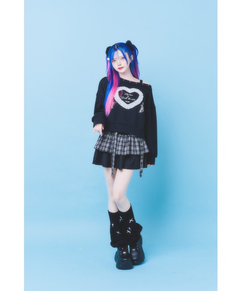 Hauls（ハウルズ）の「小悪魔ちゃんのわんしょるSWT（スウェット・レディース・グレー/ブラック・FREE）」の8枚目の写真