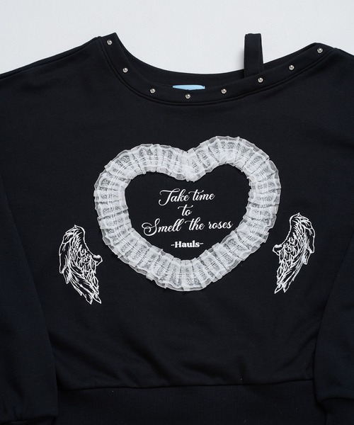 Hauls（ハウルズ）の「小悪魔ちゃんのわんしょるSWT（スウェット・レディース・グレー/ブラック・FREE）」の14枚目の写真