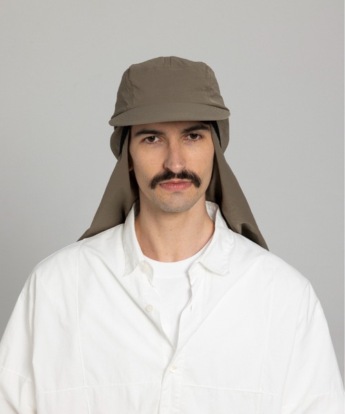 Nine Tailor(ナインテイラー)の「Nine Tailor Cape Cap (N-1623)(キャップ・メンズ・ブラック・FREE)」の3枚目の写真