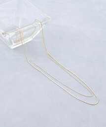 NOLLEY’S | 【grace grace/グラスグラス】スキニー２連ネックレス(ネックレス)