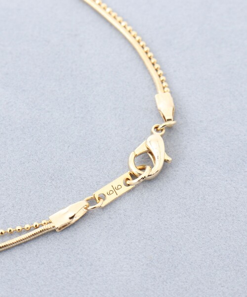 NOLLEY’S（ノーリーズ）の「【grace grace/グラスグラス】スキニー２連ネックレス（ネックレス・レディース・ゴールド/シルバー・FREE）」の9枚目の写真