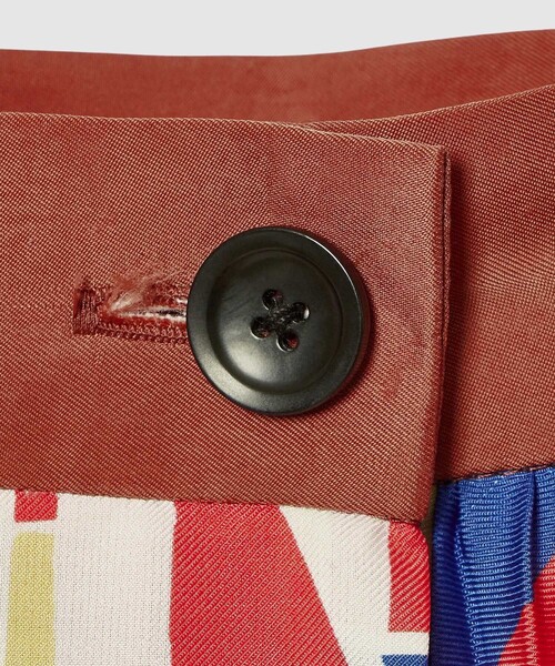 allureville(アルアバイル)の「パッチワークプリントプリーツスカート(スカート・レディース・レッド・1/2)」の8枚目の写真