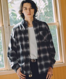 Bleme | ヴィンテージメイク オンブレチェックシャツ(シャツ/ブラウス)