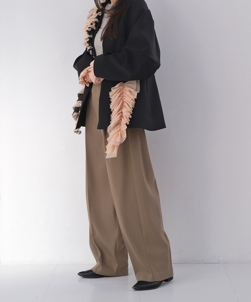 AKTE（アクテ）の「テーパードボリュームパンツ（その他パンツ・レディース・ネイビー/カーキ系・2T/2/1）」の16枚目の写真