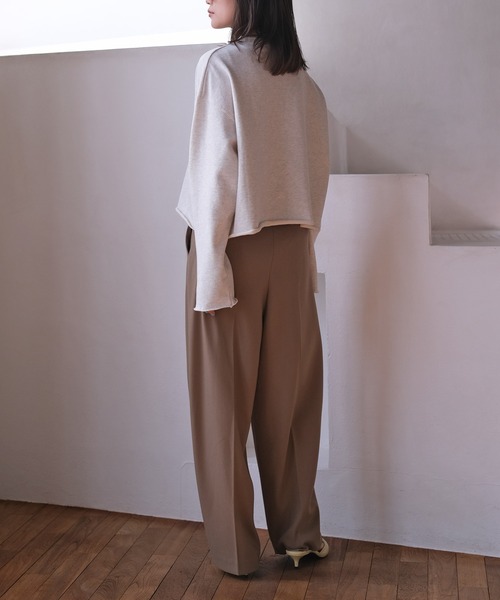 AKTE（アクテ）の「テーパードボリュームパンツ（その他パンツ・レディース・ネイビー/カーキ系・2T/2/1）」の19枚目の写真