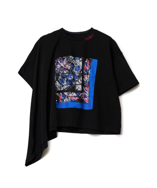 AULA AILA(アウラアイラ)の「スカーフプリントTシャツ(Tシャツ/カットソー・レディース・ブラウン/オフホワイト/ブラック・0)」の22枚目の写真