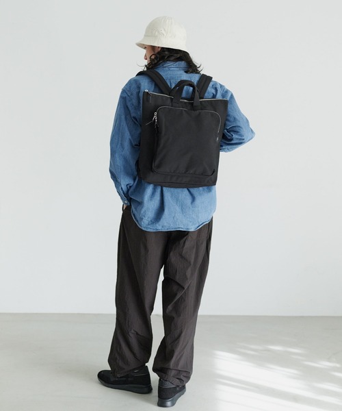 STANDARD SUPPLY(スタンダードサプライ)の「スタンダードサプライ / SIMPLICITY シンプリシティ / HELMET PACK ヘルメットパック(バックパック/リュック・レディース・ダークネイビー/モカ/ブラック/グレー/チャコールグレー・FREE)」の12枚目の写真