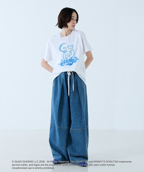 GOOD ROCK SPEED(グッドロックスピード)の「【GOOD ROCK SPEED/グッドロックスピード】プリントTシャツ / Randy's Donuts(Tシャツ/カットソー・レディース・ブルー/ピンク/ホワイト・フリー)」の7枚目の写真