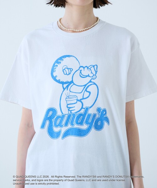 GOOD ROCK SPEED(グッドロックスピード)の「【GOOD ROCK SPEED/グッドロックスピード】プリントTシャツ / Randy's Donuts(Tシャツ/カットソー・レディース・ブルー/ピンク/ホワイト・フリー)」の8枚目の写真