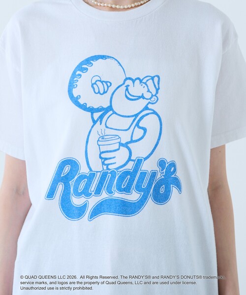 GOOD ROCK SPEED(グッドロックスピード)の「【GOOD ROCK SPEED/グッドロックスピード】プリントTシャツ / Randy's Donuts(Tシャツ/カットソー・レディース・ブルー/ピンク/ホワイト・フリー)」の9枚目の写真