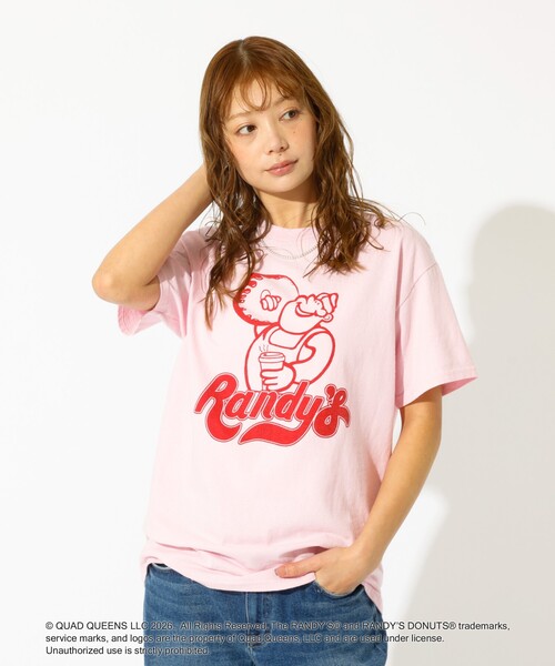 GOOD ROCK SPEED(グッドロックスピード)の「【GOOD ROCK SPEED/グッドロックスピード】プリントTシャツ / Randy's Donuts(Tシャツ/カットソー・レディース・ブルー/ピンク/ホワイト・フリー)」の10枚目の写真