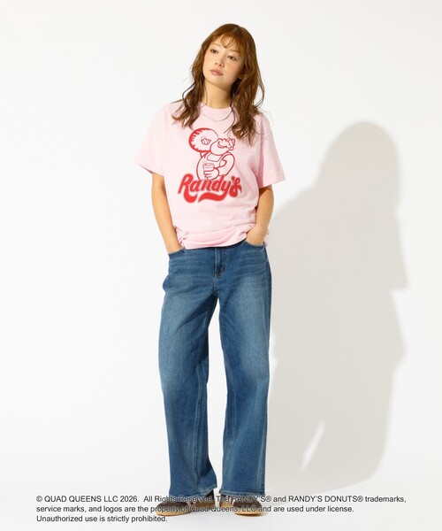 GOOD ROCK SPEED(グッドロックスピード)の「【GOOD ROCK SPEED/グッドロックスピード】プリントTシャツ / Randy's Donuts(Tシャツ/カットソー・レディース・ブルー/ピンク/ホワイト・フリー)」の11枚目の写真