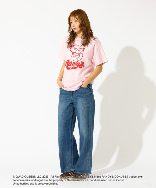 GOOD ROCK SPEED(グッドロックスピード)の「【GOOD ROCK SPEED/グッドロックスピード】プリントTシャツ / Randy's Donuts(Tシャツ/カットソー・レディース・ブルー/ピンク/ホワイト・フリー)」の13枚目の写真
