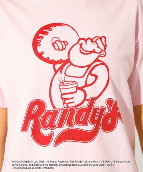 GOOD ROCK SPEED(グッドロックスピード)の「【GOOD ROCK SPEED/グッドロックスピード】プリントTシャツ / Randy's Donuts(Tシャツ/カットソー・レディース・ブルー/ピンク/ホワイト・フリー)」の14枚目の写真