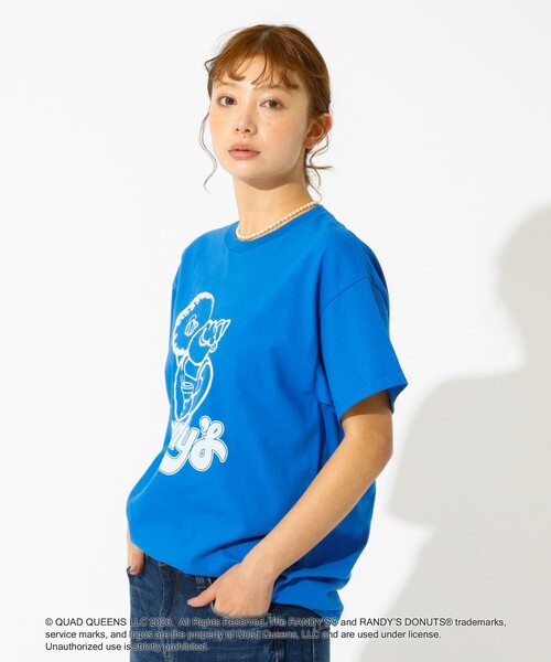 GOOD ROCK SPEED(グッドロックスピード)の「【GOOD ROCK SPEED/グッドロックスピード】プリントTシャツ / Randy's Donuts(Tシャツ/カットソー・レディース・ブルー/ピンク/ホワイト・フリー)」の18枚目の写真