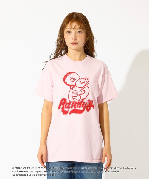 GOOD ROCK SPEED(グッドロックスピード)の「【GOOD ROCK SPEED/グッドロックスピード】プリントTシャツ / Randy's Donuts(Tシャツ/カットソー・レディース・ブルー/ピンク/ホワイト・フリー)」の22枚目の写真