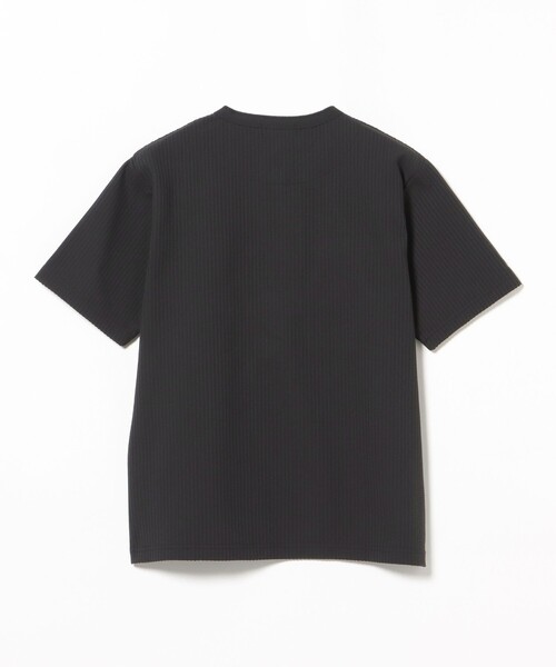 BEAMS HEART（ビームスハート）の「クイックドライ ワッフル ヘンリーネック カットソー（吸水速乾）（Tシャツ/カットソー・メンズ・ブラック/ホワイト・S/M/L/XL）」の16枚目の写真
