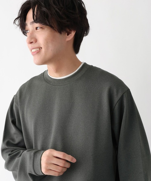 GLOBAL WORK(グローバルワーク)の「アムンゼンスウェットレイヤード/656081(Tシャツ/カットソー・メンズ・ライトベージュ/チャコールグレー/グリーン系その他4/ライトブルー/ブラウン系その他6・X-LARGE/LARGE/SMALL/MEDIUM)」の1枚目の写真