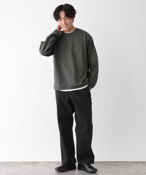 GLOBAL WORK(グローバルワーク)の「アムンゼンスウェットレイヤード/656081(Tシャツ/カットソー・メンズ・ライトベージュ/チャコールグレー/グリーン系その他4/ライトブルー/ブラウン系その他6・X-LARGE/LARGE/SMALL/MEDIUM)」の18枚目の写真