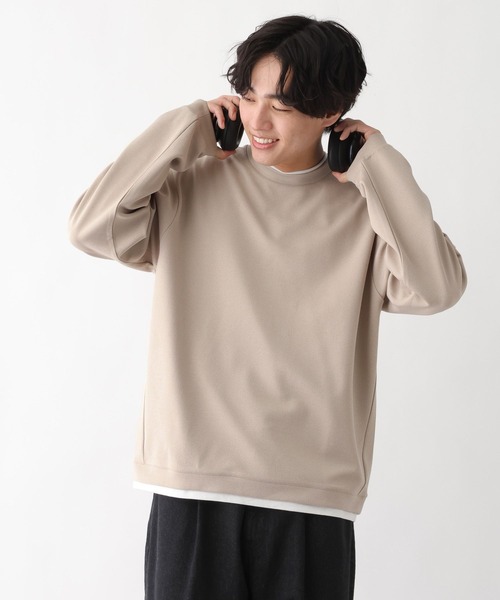 GLOBAL WORK(グローバルワーク)の「アムンゼンスウェットレイヤード/656081(Tシャツ/カットソー・メンズ・ライトベージュ/チャコールグレー/グリーン系その他4/ライトブルー/ブラウン系その他6・X-LARGE/LARGE/SMALL/MEDIUM)」の15枚目の写真