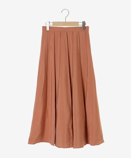 le.coeur blanc（ルクールブラン）の「パネルピンタックフレアスカート（スカート・レディース・オレンジ/ダークグレー/ライトイエロー・36/38）」の17枚目の写真