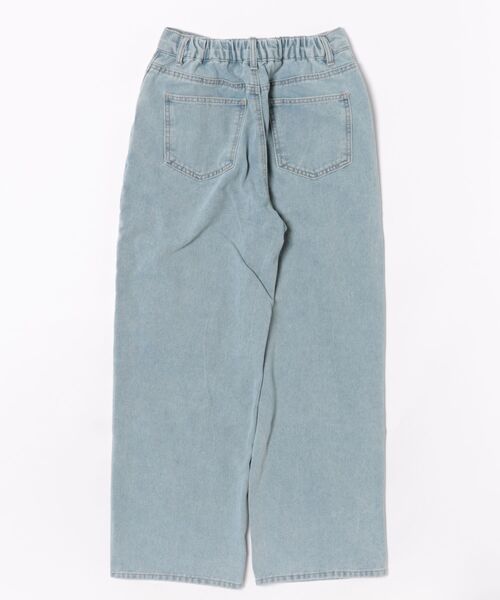CECIL McBEE（セシルマクビー）の「レースダメージデニムワイドパンツ（その他パンツ・レディース・ブラック/サックスブルー・MEDIUM/LARGE）」の3枚目の写真