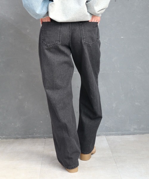 CECIL McBEE（セシルマクビー）の「レースダメージデニムワイドパンツ（デニムパンツ・レディース・ブラック/サックスブルー・MEDIUM/LARGE）」の18枚目の写真