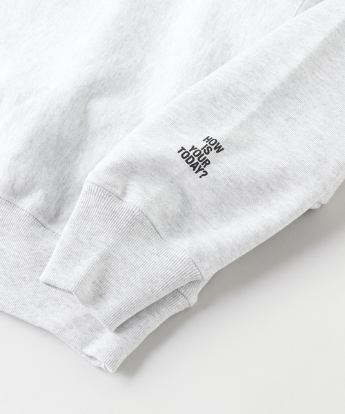 TODAY edition（トゥデイエディション）の「TODAY edition / トゥデイエディション LOVE&PEACE CN SWEAT（スウェット・メンズ・ブラック/グレー・MEDIUM/LARGE）」の6枚目の写真