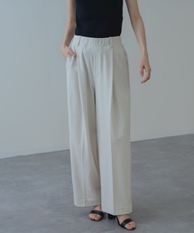 【ANNA LUNA】ラク して きれい が叶う センタープレス ワイドパンツ