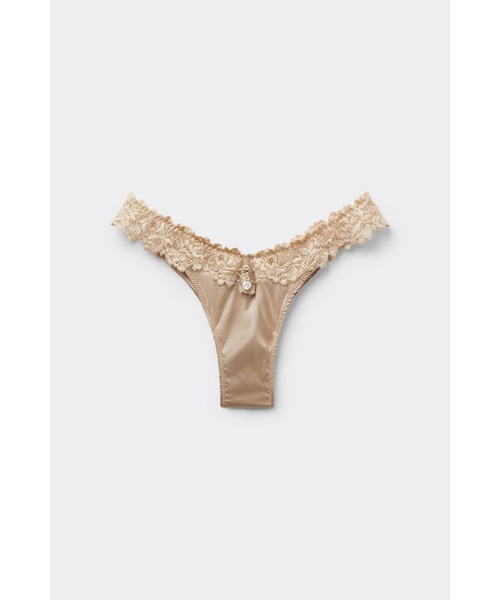 Intimissimi(インティミッシミ)の「Silky Flowers シルク&レース エイティーズスタイル ブラジリアンショーツ【リミテッドエディション】(ショーツ・レディース・ベージュ/ライトブルー・L/M/S)」の15枚目の写真