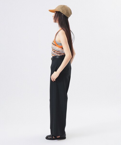 BEAMS BOY（ビームスボーイ）の「マルチボーダー タンクトップ（タンクトップ・レディース・ピンク/グリーン/オレンジ・0/1）」の4枚目の写真