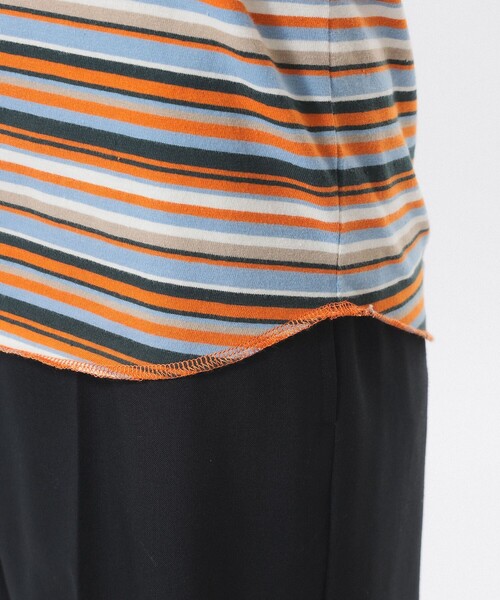 BEAMS BOY（ビームスボーイ）の「マルチボーダー タンクトップ（タンクトップ・レディース・ピンク/グリーン/オレンジ・0/1）」の9枚目の写真