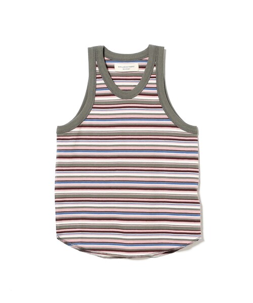 BEAMS BOY(ビームスボーイ)の「【8/6再値下げ】マルチボーダー タンクトップ(タンクトップ・レディース・ピンク/グリーン/オレンジ・0/1)」の22枚目の写真