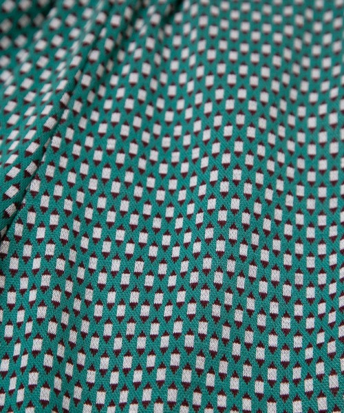 MAKE YOUR DAY（メイクユアデイ）の「ジャガード総柄5分丈パンツ■80～140cm（その他パンツ・キッズ・ターコイズブルー/オレンジ/ベージュ・80/90/100/110/120/130/140）」の16枚目の写真