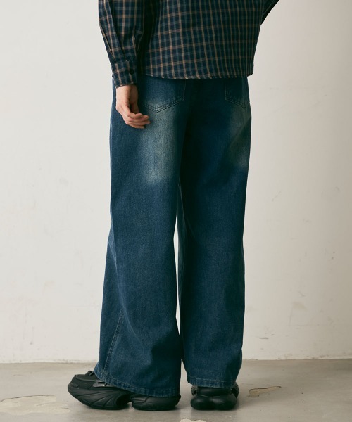 Shoowtime(ショウタイム)の「Vintage-Like Center Seam Denim Pants / ヴィンテージライクセンターシームデニムパンツ(デニムパンツ・メンズ・ブルー・X-LARGE/LARGE/MEDIUM)」の8枚目の写真