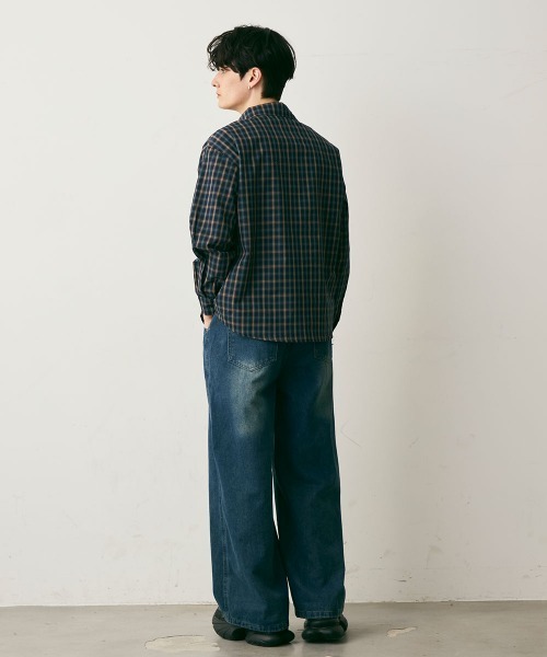 Shoowtime(ショウタイム)の「Vintage-Like Center Seam Denim Pants / ヴィンテージライクセンターシームデニムパンツ(デニムパンツ・メンズ・ブルー・X-LARGE/LARGE/MEDIUM)」の17枚目の写真
