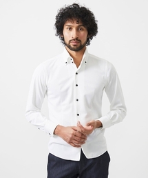 《日本製》ボタンダウン長袖シャツ