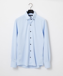MICHEL KLEIN HOMME   （ミッシェルクランオム）の「《日本製》ボタンダウン長袖シャツ（シャツ/ブラウス）」