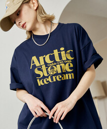PUBLUX | PUBLUX/パブリュクス <機能性素材>LOVE POP STUDIO ICE CREAM SHOP ロゴ Tシャツ 限定展開(Tシャツ/カットソー)