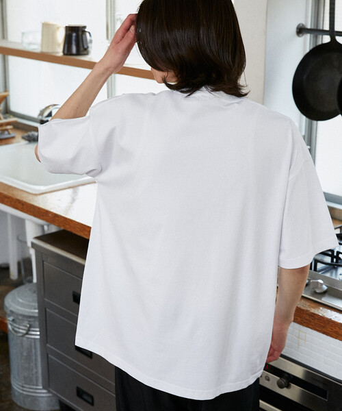PUBLUX（パブリュクス）の「PUBLUX/パブリュクス ＜機能性素材＞LOVE POP STUDIO　ICE CREAM SHOP ロゴ Tシャツ　限定展開（Tシャツ/カットソー・メンズ・ピンク/ホワイト/ネイビー・L/M/S）」の17枚目の写真