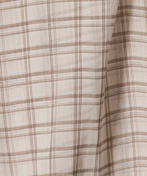 green label relaxing(グリーンレーベルリラクシング)の「シースルー チェック シャツ / キッズ 140cm-160cm(シャツ/ブラウス・キッズ・オフホワイト/ライトブルー・160cm/140cm/150cm)」の13枚目の写真