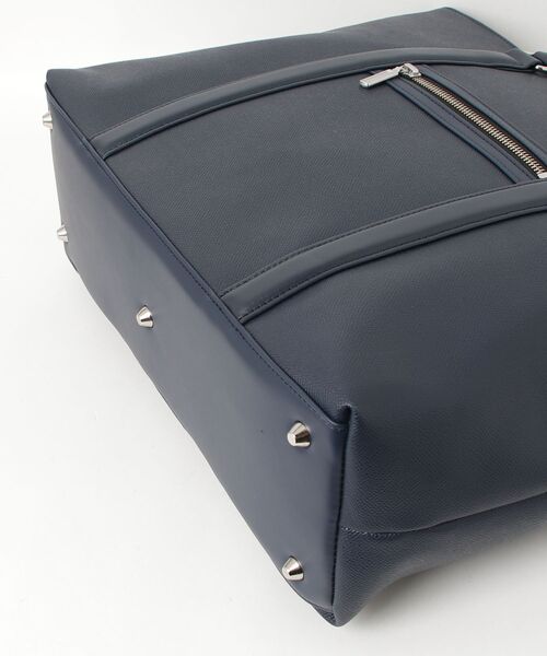 Perfect Suit FActory（パーフェクトスーツファクトリー）の「前ポケット　ビジネストートバッグ　ブラック/ネイビー（ビジネスバッグ・メンズ・ブラック・FREE）」の13枚目の写真