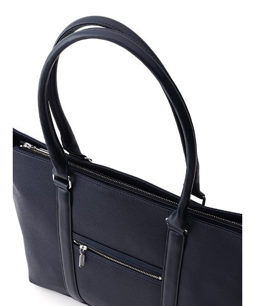 Perfect Suit FActory（パーフェクトスーツファクトリー）の「前ポケット　ビジネストートバッグ　ブラック/ネイビー（ビジネスバッグ・メンズ・ブラック・FREE）」の10枚目の写真