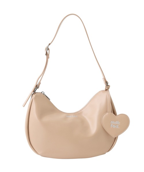 MILKFED.(ミルクフェド)の「HEART MIRROR SHOULDER BAG(ショルダーバッグ・レディース・ベージュ/オフホワイト/ブラック・ONE SIZE)」の21枚目の写真