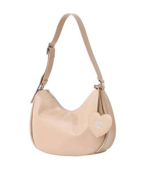 MILKFED.(ミルクフェド)の「HEART MIRROR SHOULDER BAG(ショルダーバッグ・レディース・ベージュ/オフホワイト/ブラック・ONE SIZE)」の22枚目の写真